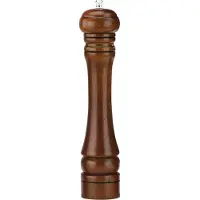 Stalgast Salz- und Pfeffermühle, Holz, dunkelbraun, Keramikmahlwerk, H. 263 mm