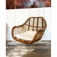 Gamma Hängesessel Hängestuhl Hängesitz Hängeschaukel Rattan 66x65x49cm 300159