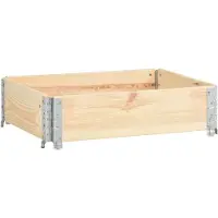 Syfax Hochbeet 60x80 cm Kiefer Massivholz