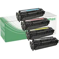 NexoPrint Toner kompatibel zu HP CF380X+CF381A-83A 312X 312A Mehrfarbig Color LaserJet Pro MFP M 476 nw Pro MFP M 476 dw Pro MFP M 476DN