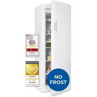 Exquisit Gefrierschrank, Tiefkühlschrank, 194 Liter, 4-Sterne-Gefrieren, Alarm-Funktion, Gefrierschrank NoFrost, GS4271-NF-H-010E weiss