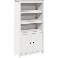 Helloshop26 - Buffet Sideboard Kommode Kleiderschrank Aufbewahrungsmöbel Organizer Küche Wohnzimmer Lounge hoch 80 x 35 x 154 cm 02_0032770