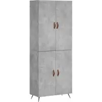 Helloshop26 - Buffet Sideboard Kommode Kleiderschrank Aufbewahrungsmöbel Organizer Küche Wohnzimmer Lounge hoch 69,5 x 34 x 180 cm 02_0034651