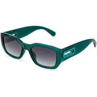 Furla SFUB07 Verde petrolio trasparente 54/20/140 Damen Sonnenbrillen