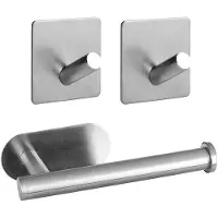 OEM Toiletrolhalter aus Metall, selbstklebend, für Badkammer und Küche