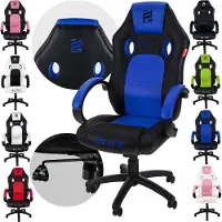 Elite Gaming Stuhl EXODUS | Bürostuhl Ergonomisch - Schreibtischstuhl - PC Gamer Racing Stuhl - Gaming Sessel - Computerstuhl - Belastbar bis 150 kg