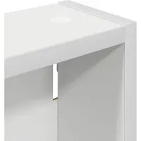 vidaXL Badezimmer-Wandschrank Weiß 20 x 10 x 50 cm Holzwerkstoff