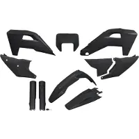 Ufo Husqvarna Fe 250/te 250/te 300/fe 350/fe 450/fe 501 25-26 Full Plastikbausatz Schwarz Schwarz One Size