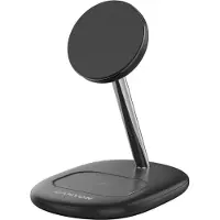 Canyon WCS-205 15W Qi2 2in1 Wireless Charger ohne Adapter Schwarz