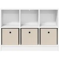 vidaXL Sideboard mit Schubladen Weiß 88,5 x 27,5 x 63,5 cm