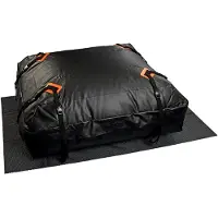 Markenlos Dachtasche für Autos: wasserdichte Dachtasche aus reißfester PVC-Plane mit Matte, 425 Liter