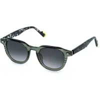 Sting SST578V Verde trasparente lucido 48/22/145 Herren Sonnenbrillen