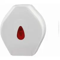 All Care PlastiQline Großrollenspender MIDI - Toilettenpapierspender - Farbfenster rot