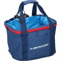 Dunlop Fahrradtasche Fahrradkorb und Shopper in 1 - 15 L - 33 x 25 x 23 CM - Blau
