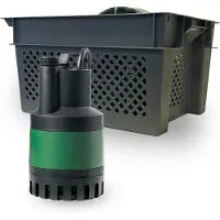 DAB Nova Up 180 M-NA + Kiste und Schlauch 7 m - Flachsauger-Tauchpumpe - 7.500 L/Std. - 280W - Förderhöhe 5 m - Korngröße 10 mm - Komplettes Startpaket