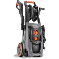 FUXTEC Profi-Hochdruckreiniger FX-HDRP2500 - 7m Hochdruckschlauch | 195 bar | Fördermenge 468l/h | 2500W Leistung | integrierter Reinigungstank