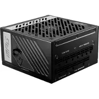 MSI MPG A1000G, 1000 W, 100 - 240 V, 50 - 60 Hz, 13.0/6.5 A, 1000 W, 120 W