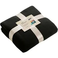 James & nicholson Fleece Decke JN950 black one size