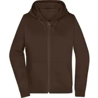 James & nicholson Damen Kapuzen Sweatjacke JN755 brown L
