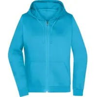 James & nicholson Damen Kapuzen Sweatjacke JN755 turquoise M