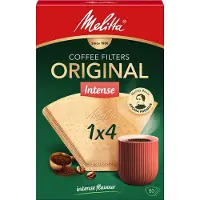 Melitta Kaffefilter Gourmet Intense 1x4 hvid 80 stk