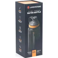 LifeSystems Wasserfilterflasche „Filter + Purifier“ – Grau