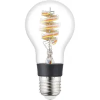 Eglo CONNECT-Z E27 LED A60 Klar – Smarte Filamentlampe mit RGB & Weiß, Zigbee, Matter & Thread
