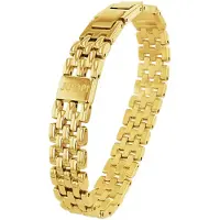 JOOP! Armband JOOP "2038975", gold (gelbgoldfarben), Armbänder, Damen, 20cm, Edelstahl, Armband
