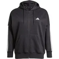 Adidas Damen Kapuzensweat Essentials 3-Streifen Full-Zip Fleece (Große Größen)
