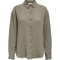 JDY Hemdbluse "JDYTHEIS LIFE L/S LOOSE SHIRT WVN NOOS" Baumwolle, regular fit