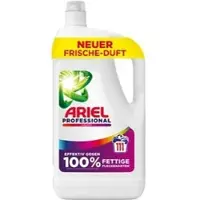 Ariel Waschmittel Professional Colorwaschmittel, Gel, Color+, 4,995L, Waschladungen 111