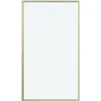 Vente-unique Badewannenwand, goldfarben – 70 x 140 cm – Hartglas – BRADENTON