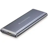 Conceptronic HDE01G, SSD-Gehäuse, M.2, M.2, SATA, Serial ATA II, Serial ATA III, 10 Gbit/s, USB Anschluss, Grau