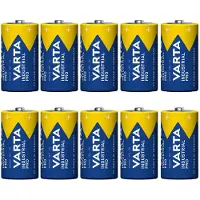 Varta 10x Alkali-Batterie R-14 LR14 C 1,5 V Industrial Pro
