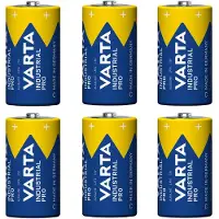 Varta 6x Alkali-Batterie R-14 LR14 C 1,5 V Industrial Pro