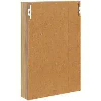 vidaXL Badezimmer-Wandschrank Kunsthandwerk Eiche 40 x 10 x 60,5 cm