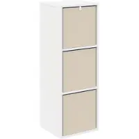 vidaXL Sideboard mit Schubladen Weiß 35 x 32 x 99,5 cm