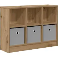 vidaXL Sideboard Artisan-Eiche 73,5 x 22,5 x 53,5 cm