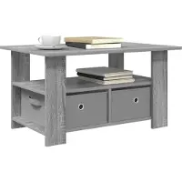 vidaXL Couchtisch Graues Sonoma 77 x 55 x 42 cm Holzwerkstoff