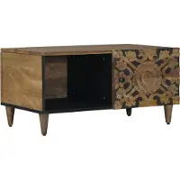 vidaXL Couchtisch Braun 80 x 50 x 40 cm Massivholz Mango