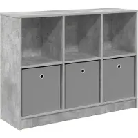 vidaXL Sideboard Betongrau 102 x 32 x 73,5 cm