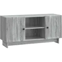 vidaXL TV-Schränk 102 x 34,5 x 50 cm Grau Sonoma Holzwerkstoff