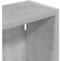 vidaXL Badezimmer-Wandschrank Betongrau 30 x 14 x 70 cm Holzwerkstoff