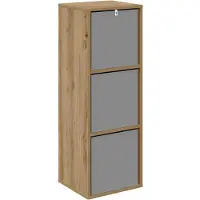 vidaXL Sideboard Artisan-Eiche 35 x 32 x 99,5 cm