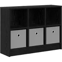 vidaXL Sideboard Schwarz Eichen-Optik 73,5 x 22,5 x 53,5 cm