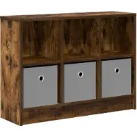 vidaXL Sideboard Räuchereiche 73,5 x 22,5 x 53,5 cm