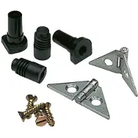 ABB Edelstahl-Deckelscharniersatz - 4TBO851268C0100