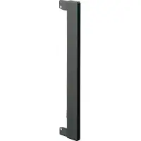 Hager BR170WK9011 Abschlussstück für Wand-Blende zu BR/A/H/S/N Breite 170mm Stahlblech grschwarz