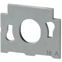 Eaton 16A Adapterplatte für Pasco Paco Grau - 1713624