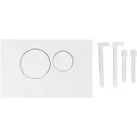 OEM Plastik WC-Knop mit Lichtgewicht-Design und doppeltem Wasserhahn für den Hausgebrauch